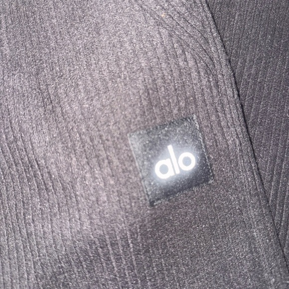 ALO ribbed wide leg muse pants - Picture 4 of 6